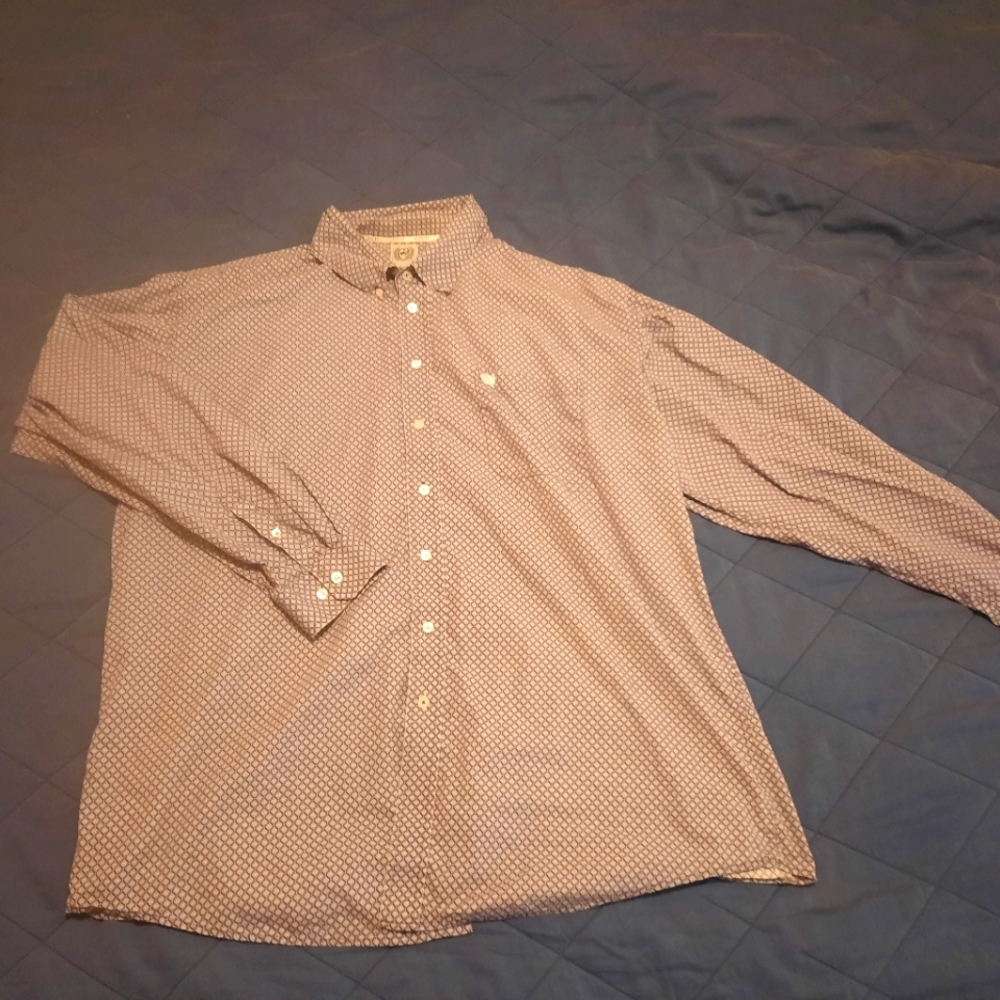 3XL patterned Cinch button down shirt